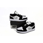 Air Jordan 1 Low Black and White Gray reps,552780-018 