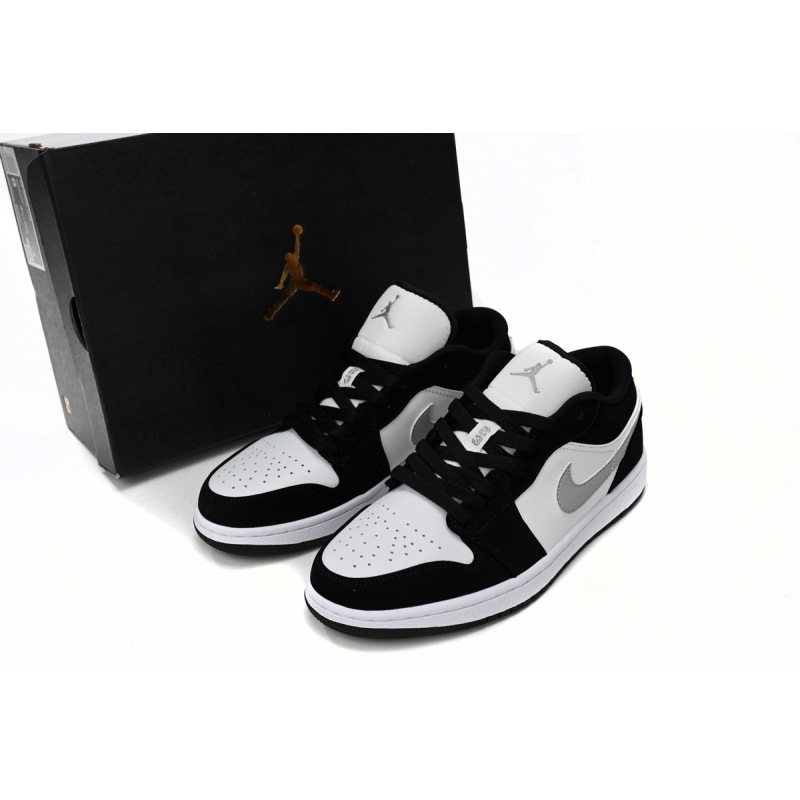 Air Jordan 1 Low Black and White Gray reps,552780-018 