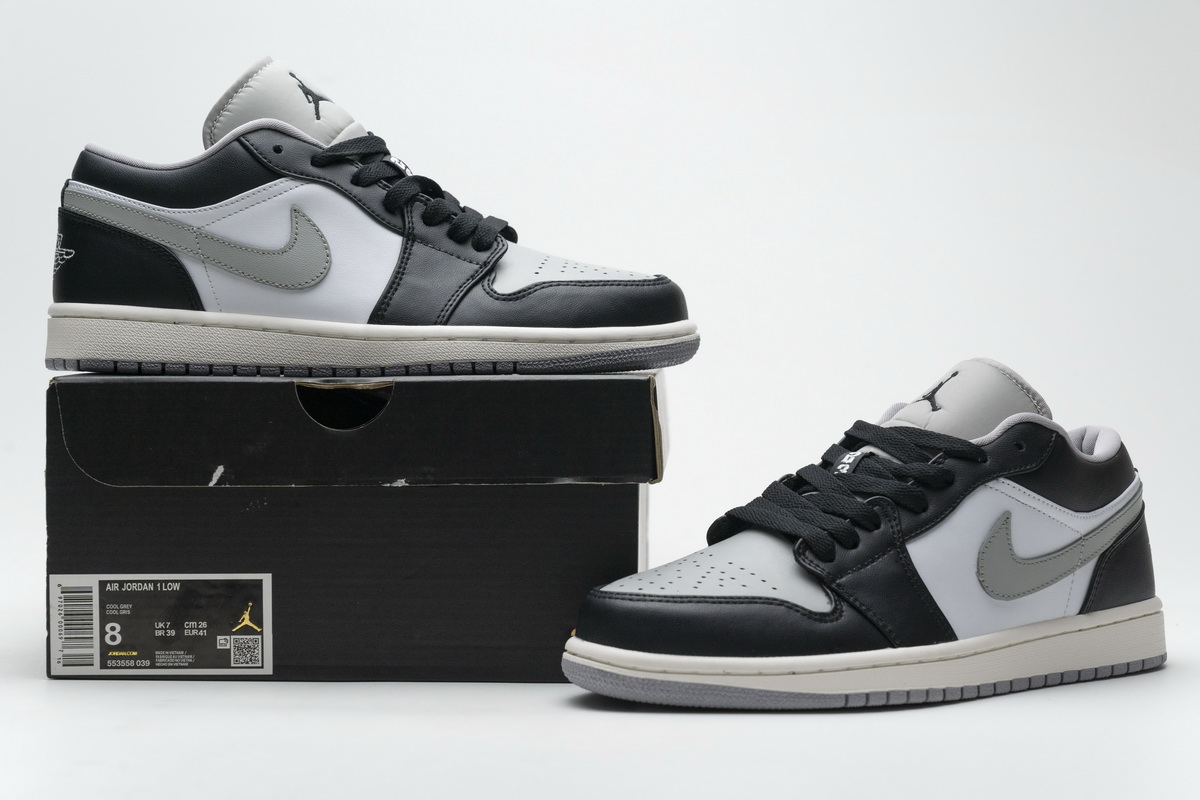 Air Jordan 1 Low Light Smoke Grey reps,553558-039