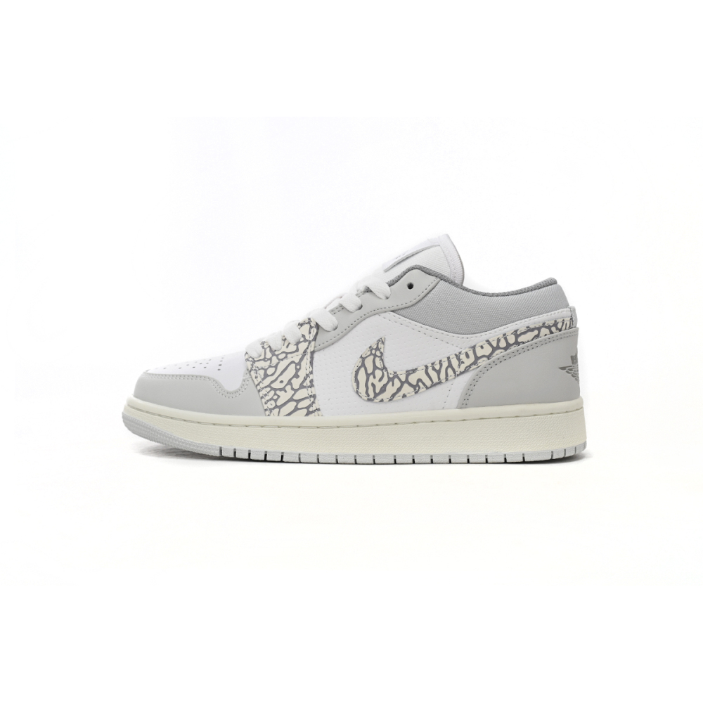 Air Jordan 1 Low PRM Elephant Print reps,DH4269-100