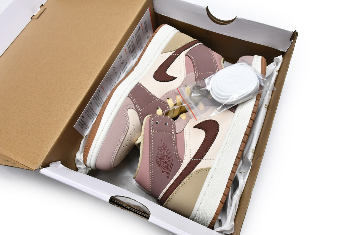 Air Jordan 1 Mid Brown Tan reps,DO7440-821