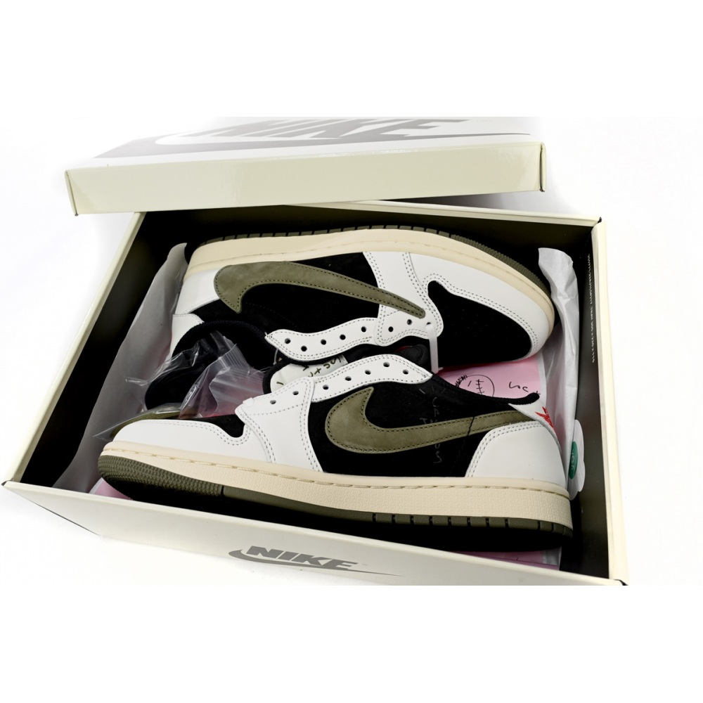 Air Jordan 1 Low OG WMNS “Olive”Black Green Olive reps,DZ4137-106