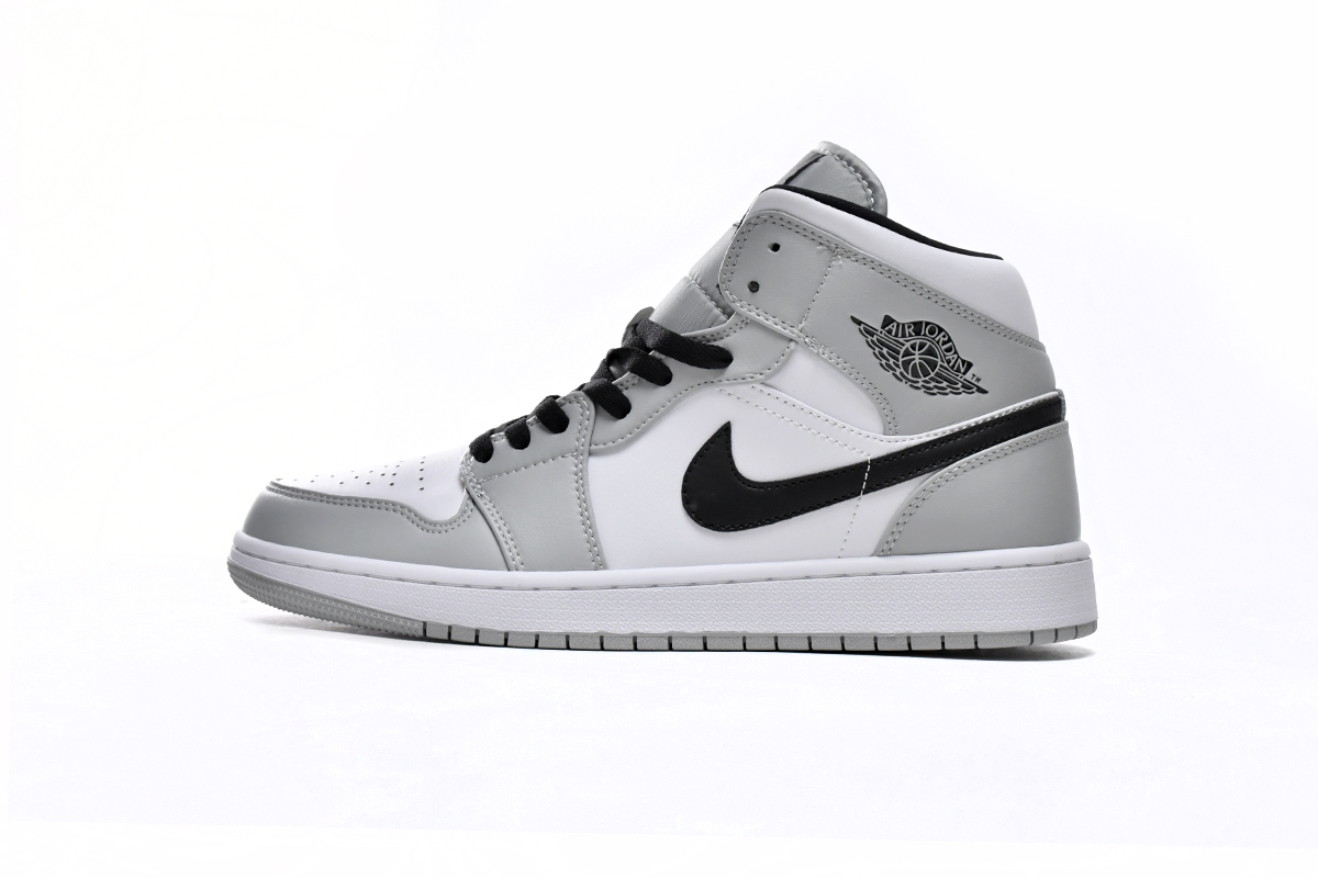 Air Jordan 1 Mid Light Smoke Grey reps,554724-092