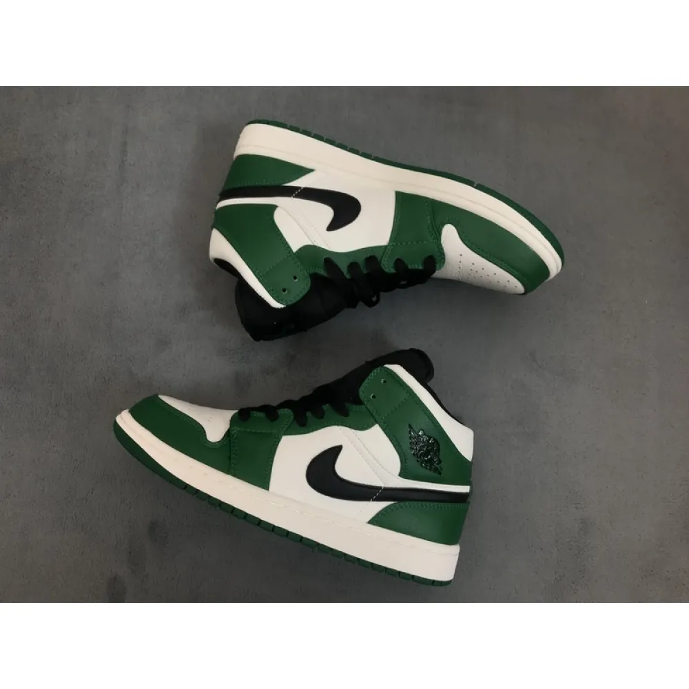 Air Jordan 1 Mid Pine Green reps,852542-301
