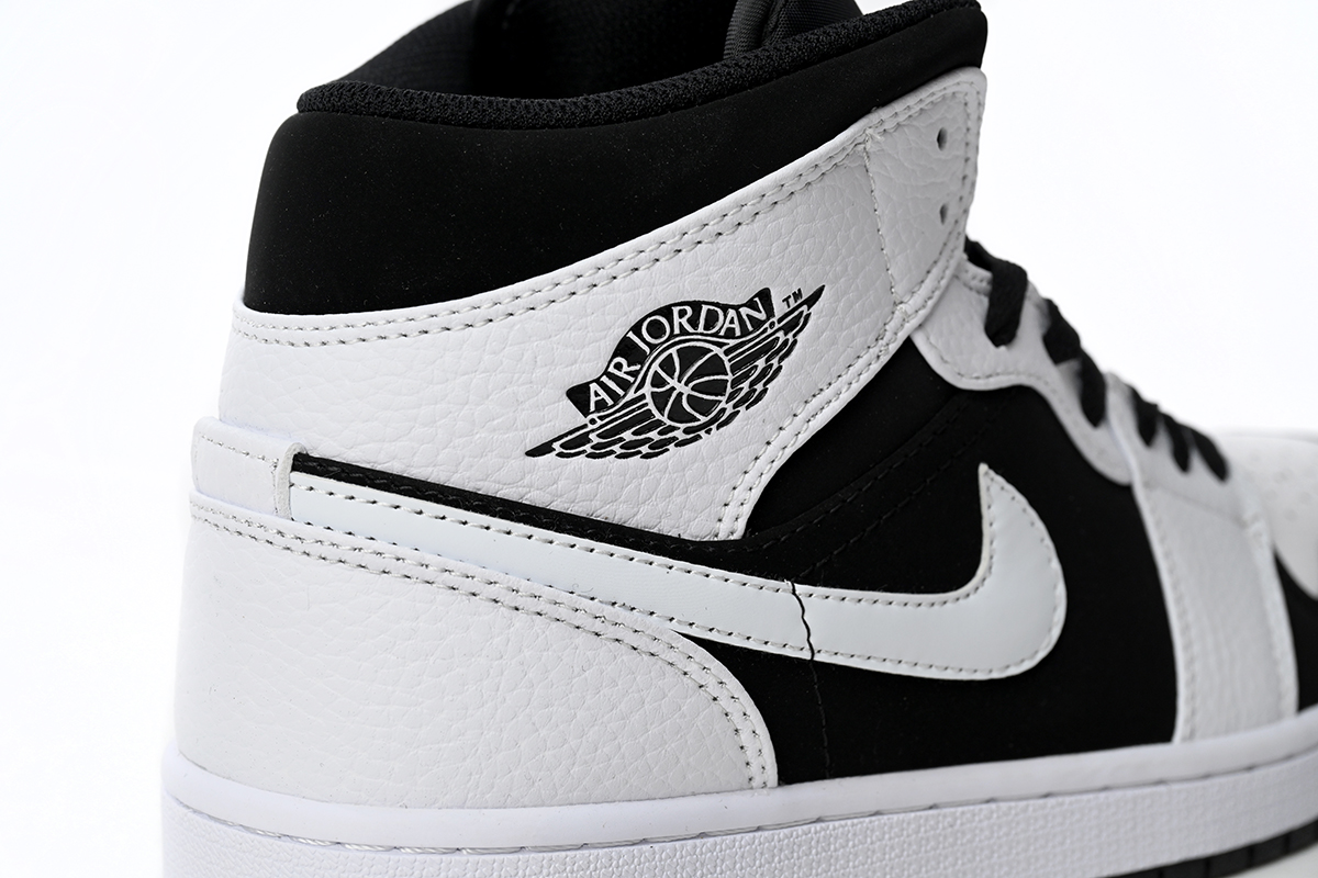 Air Jordan 1 Mid Tuxedo reps,554724-113