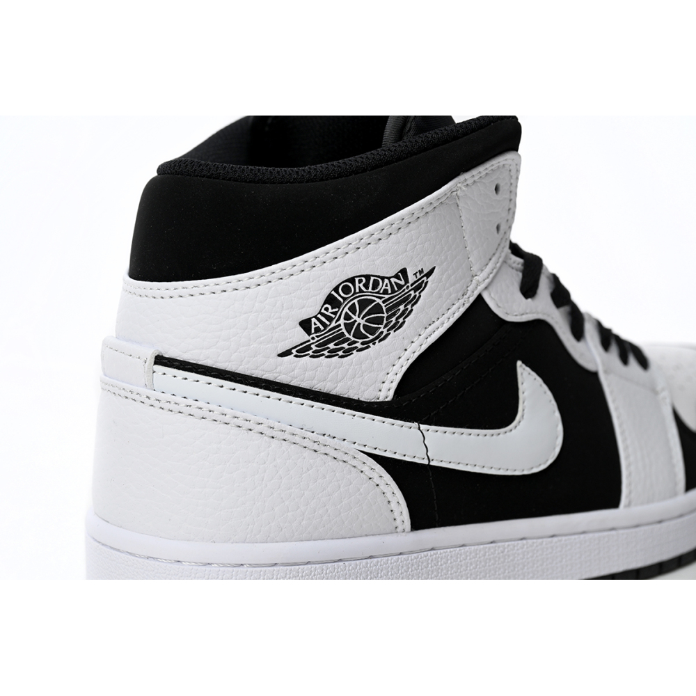 Air Jordan 1 Mid Tuxedo reps,554724-113