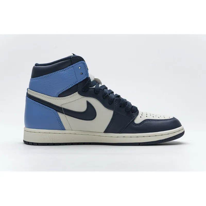 Air Jordan 1 Retro High OG “Obsidian University Blue” reps,555088-140