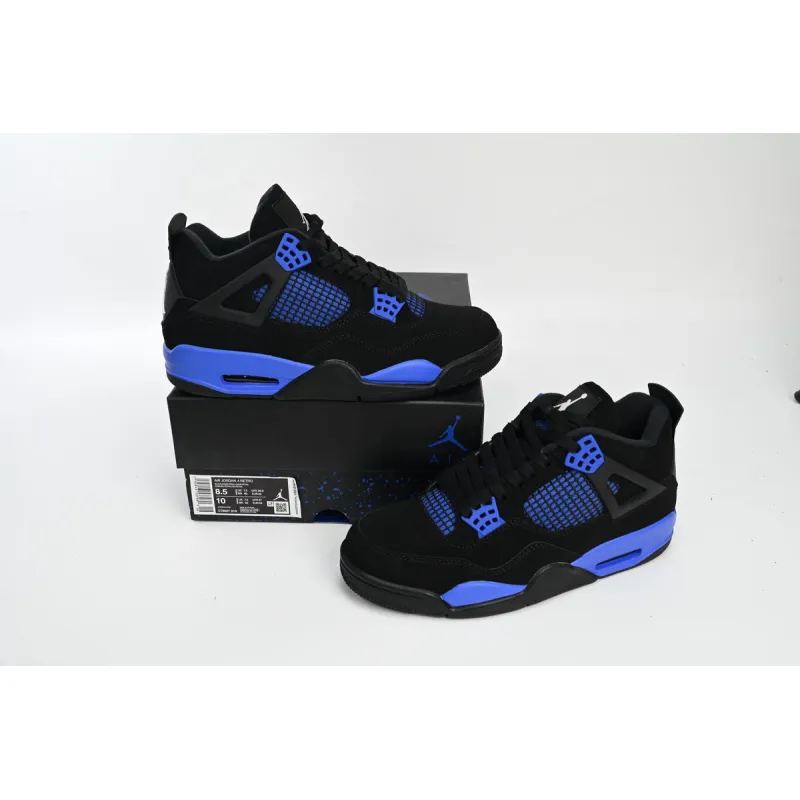 Air Jordan 4 Retro Black Blue reps,CT8527-018