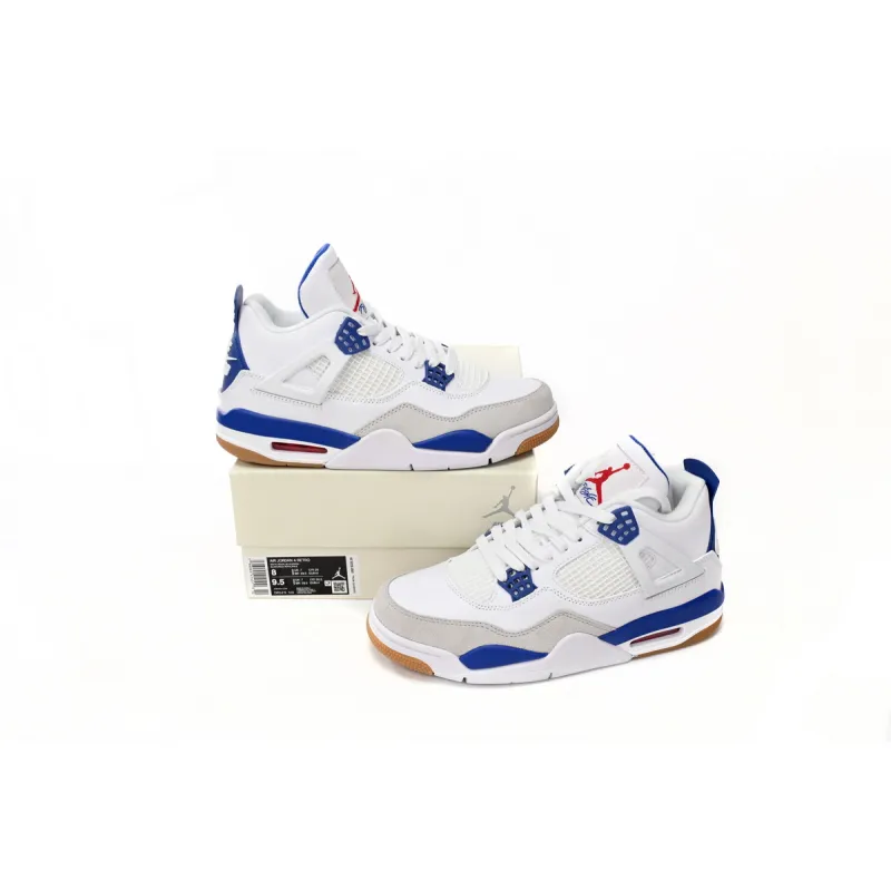 Nike SB x Air Jordan 4 “Sapphire”Sapphire Blue reps,DR5415-140
