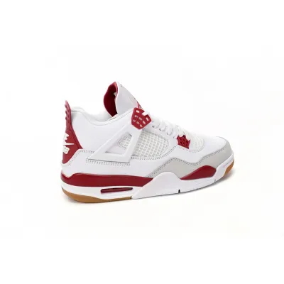 Nike SB x Air Jordan 4 White Red reps,DR5415-160 02