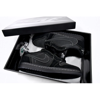 Travis Scott x Air Jordan 1 Low OG SP Black Phantom reps,DM7866-001 02