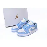 Travis Scott x Air Jordan 1 Low White Blue reps,DC0774-141