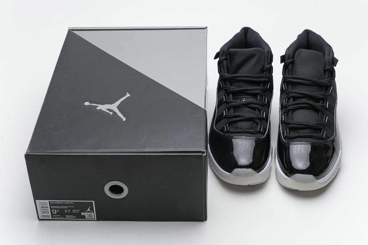 Air Jordan 11 25th Anniversary Black Silver Eyelets reps,CT8012-011