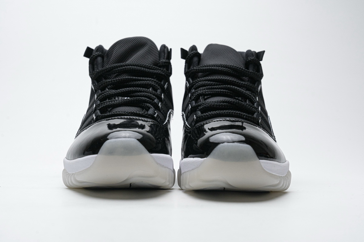 Air Jordan 11 25th Anniversary Black Silver Eyelets reps,CT8012-011