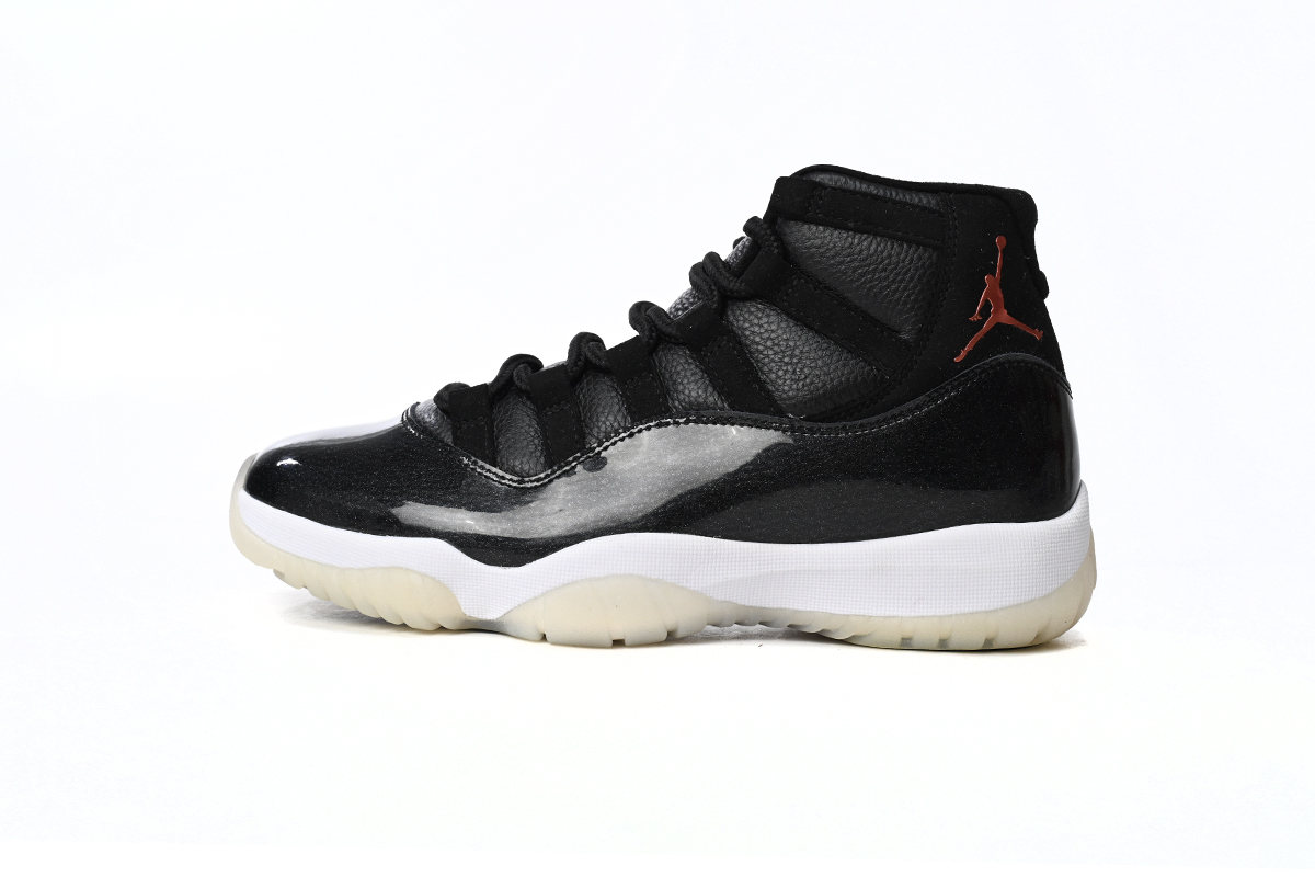 Air Jordan 11 25th Anniversary Black Silver Eyelets reps,378037-002