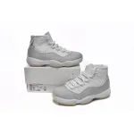 Air Jordan 11 Retro Metallic Silver Vast Grey reps,AR0715-100