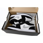 Air Jordan 1 Low Black and White Gray reps,552780-018 