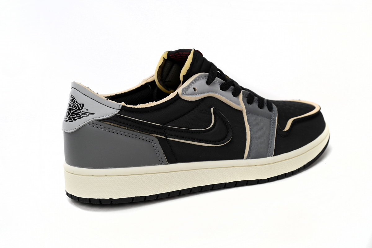 Air Jordan 1 Low Black Grey reps,DV0982-006