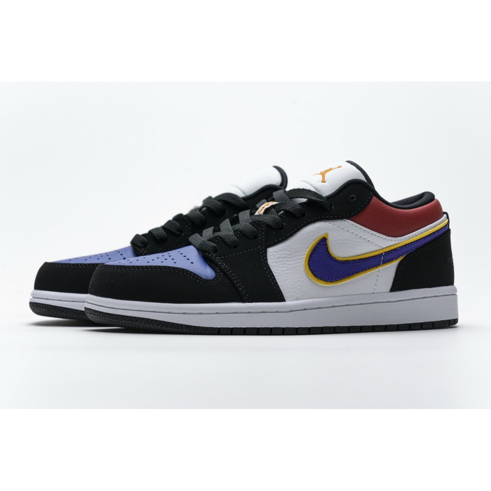 Air Jordan 1 Low Lakers Top 3 reps,CJ9216-051