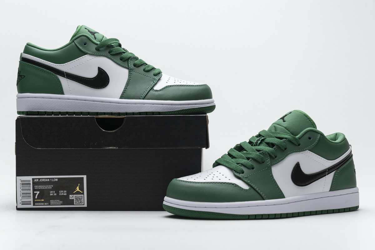 Air Jordan 1 Low Pine Green reps,553558-301
