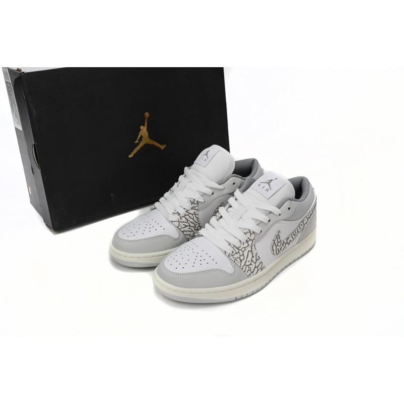 Air Jordan 1 Low PRM Elephant Print reps,DH4269-100