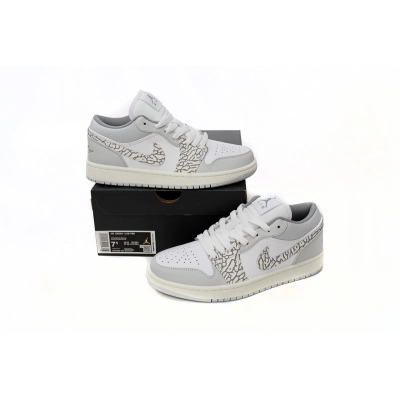 Air Jordan 1 Low PRM Elephant Print reps,DH4269-100 02