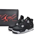 【Limited time discount 50$】Air Jordan 4 Retro Black Canvas reps,DH7138-006