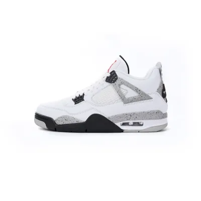 【Limited time discount 50$】Air Jordan 4 Retro White Cement reps,840606-192  01