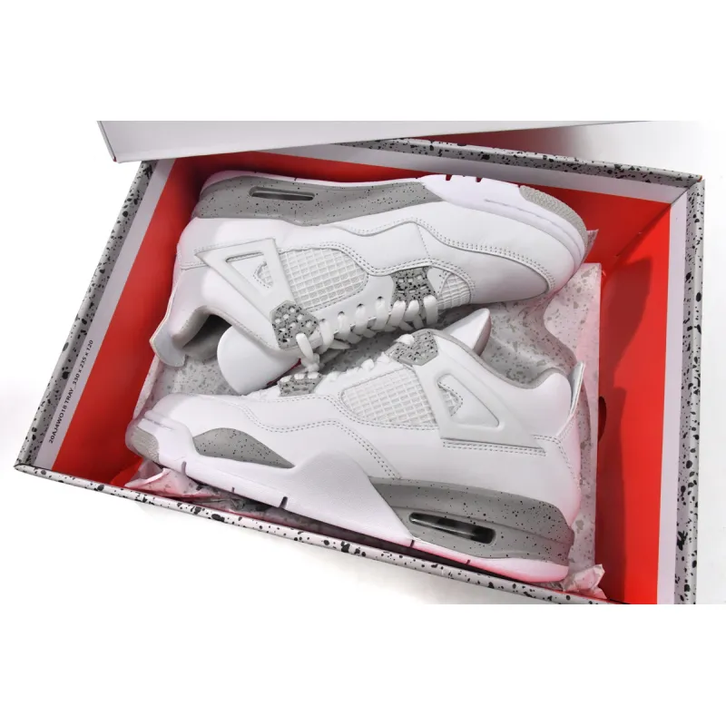 【Limited time discount 50$】Air Jordan 4 Retro White Oreo reps,CT8527-100