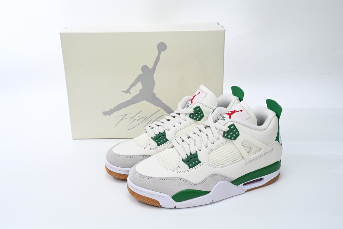 Nike SB x Air Jordan 4 “Pine Green”Calaite reps,DR5415-103