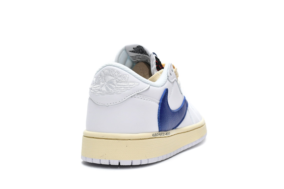 Travis Scott x Air Jordan 1 Low White Blue reps,DH68369-186