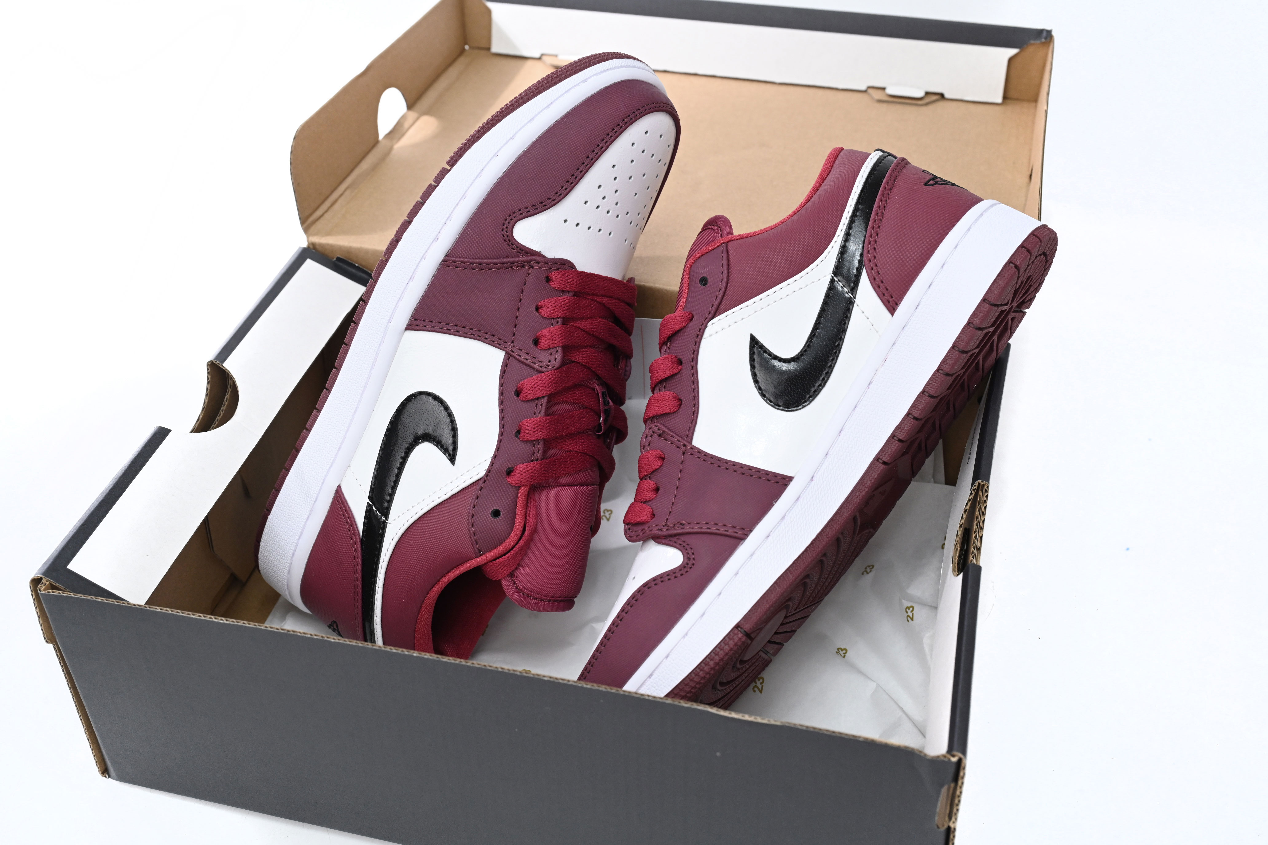 Air Jordan 1 Low Noble Red reps,553558-604 