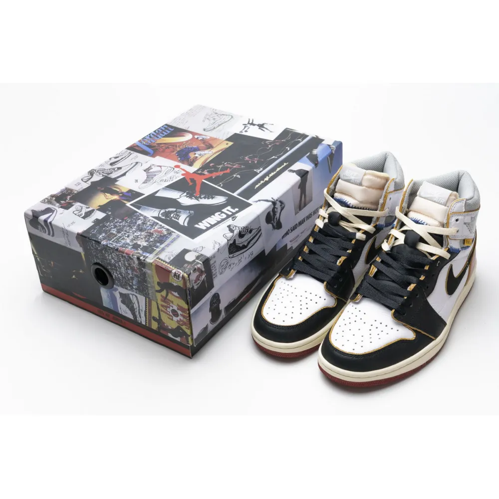 Air Jordan 1 Retro High Union Los Angeles Black Toe reps,BV1300-106