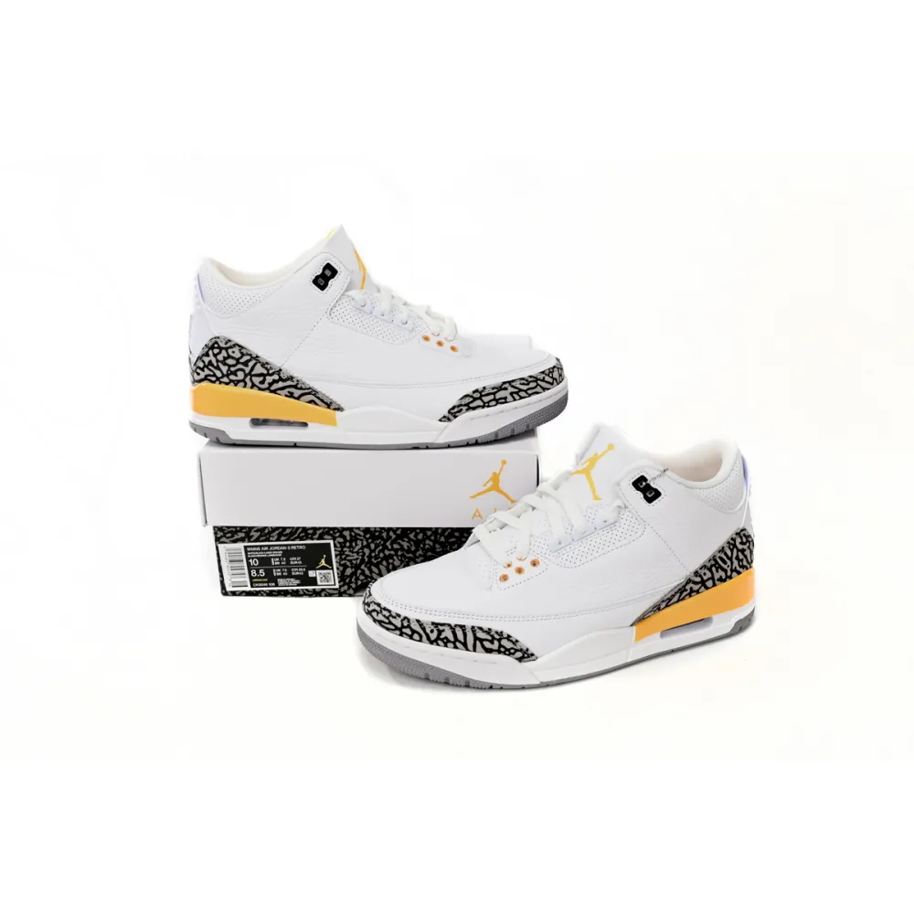 Air Jordan 3 Retro White Orange reps,CK9246-108