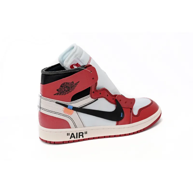 OFF-WHITE x Air Jordan 1 High OG 10X“Chicago” reps,AA3834-101