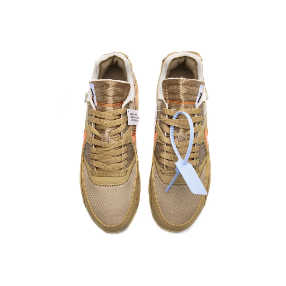 Off-White x Nike Air Max 90 “Desert Ore” reps,AA7293-200