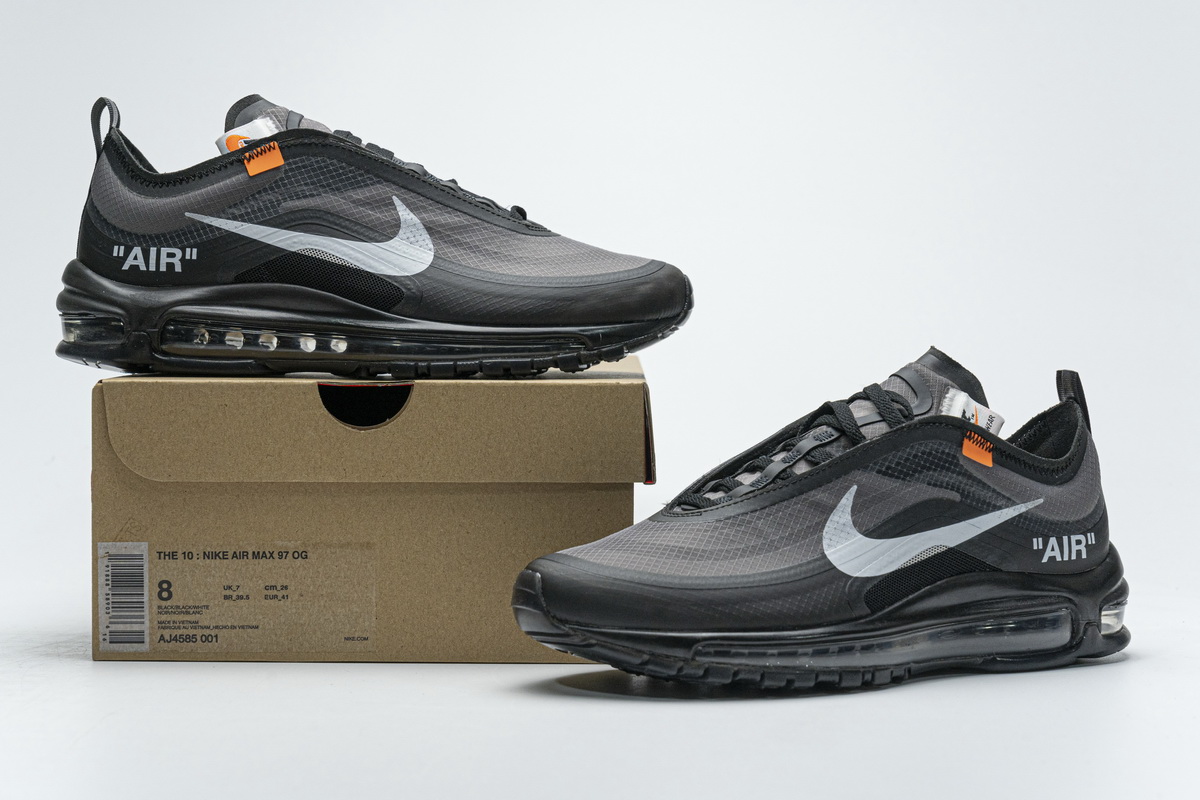 Off-White x Nike Air Max 97 All Black reps,AJ4585-001