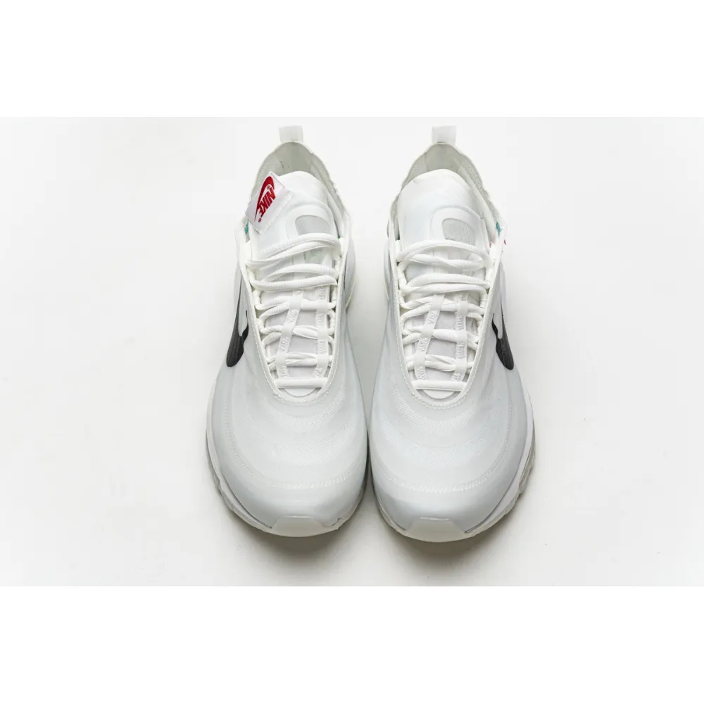 Off-White x Nike Air Max 97 All White reps,AJ4585-100
