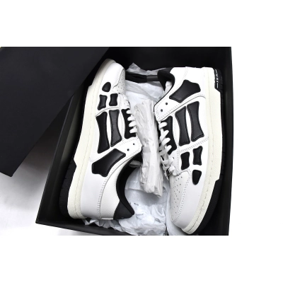 AMIRI Skel Top Low Whtie Black reps,MFS003-111 02