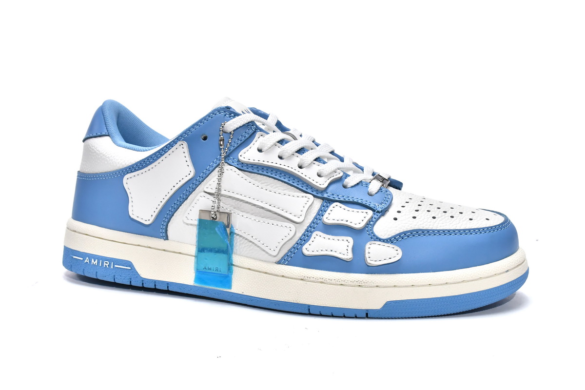 AMIRI Skel Top Low Whtie Blue reps,MFS003-462