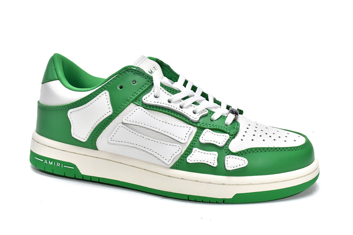 AMIRI Skel Top Low Whtie Green reps,MFS003-344