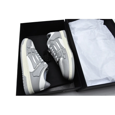 AMIRI Skel Top Low Whtie Grey reps,MFS003-043 02