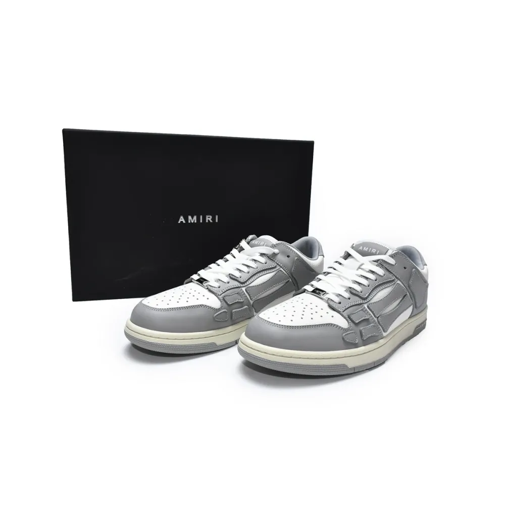 AMIRI Skel Top Low Whtie Grey reps,MFS003-043