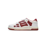 AMIRI Skel Top Low Whtie Red reps,MFS003-124