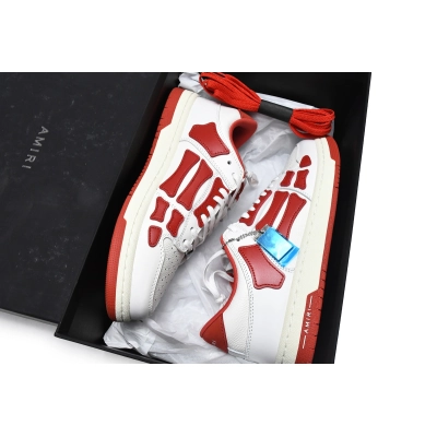AMIRI Skel Top Low Whtie Red reps,MFS003-124 02