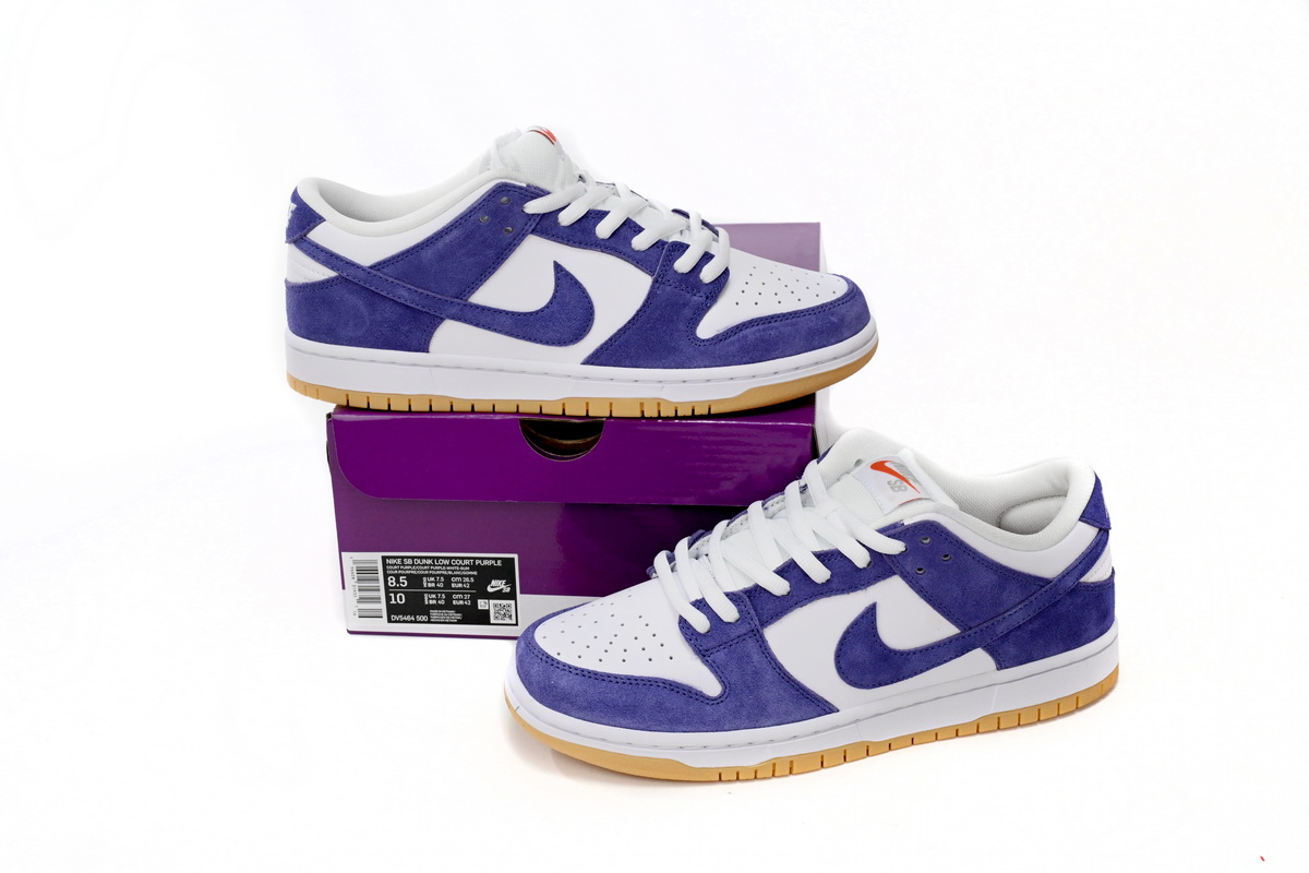 Nike Dunk SB Low ‘’Court Purple‘’ reps,DV5464-500 