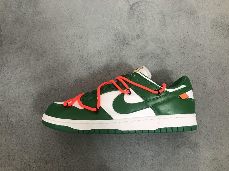 OFF-WHITE x Nike Dunk SB Low Pine Green reps,CT0856-100 