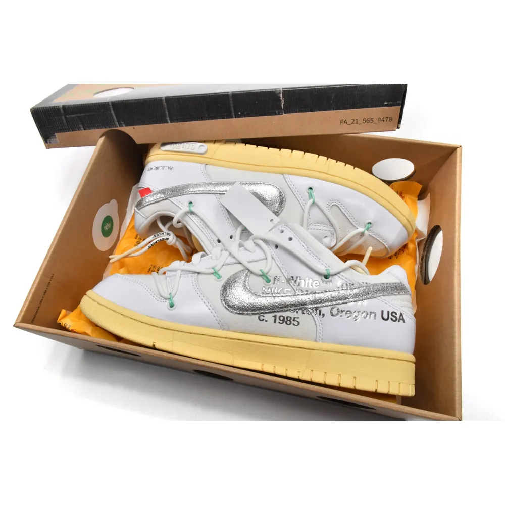 OFF WHITE x Nike Dunk SB Low The 50 NO.1 reps,DM1602-127 