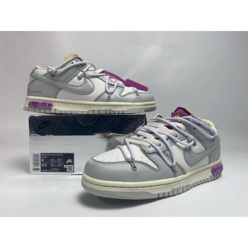 OFF WHITE x Nike Dunk SB Low The 50 NO.3 reps,DM1602-118