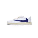 Travis Scott x Air Jordan 1 Low White Blue reps,DM6839-186